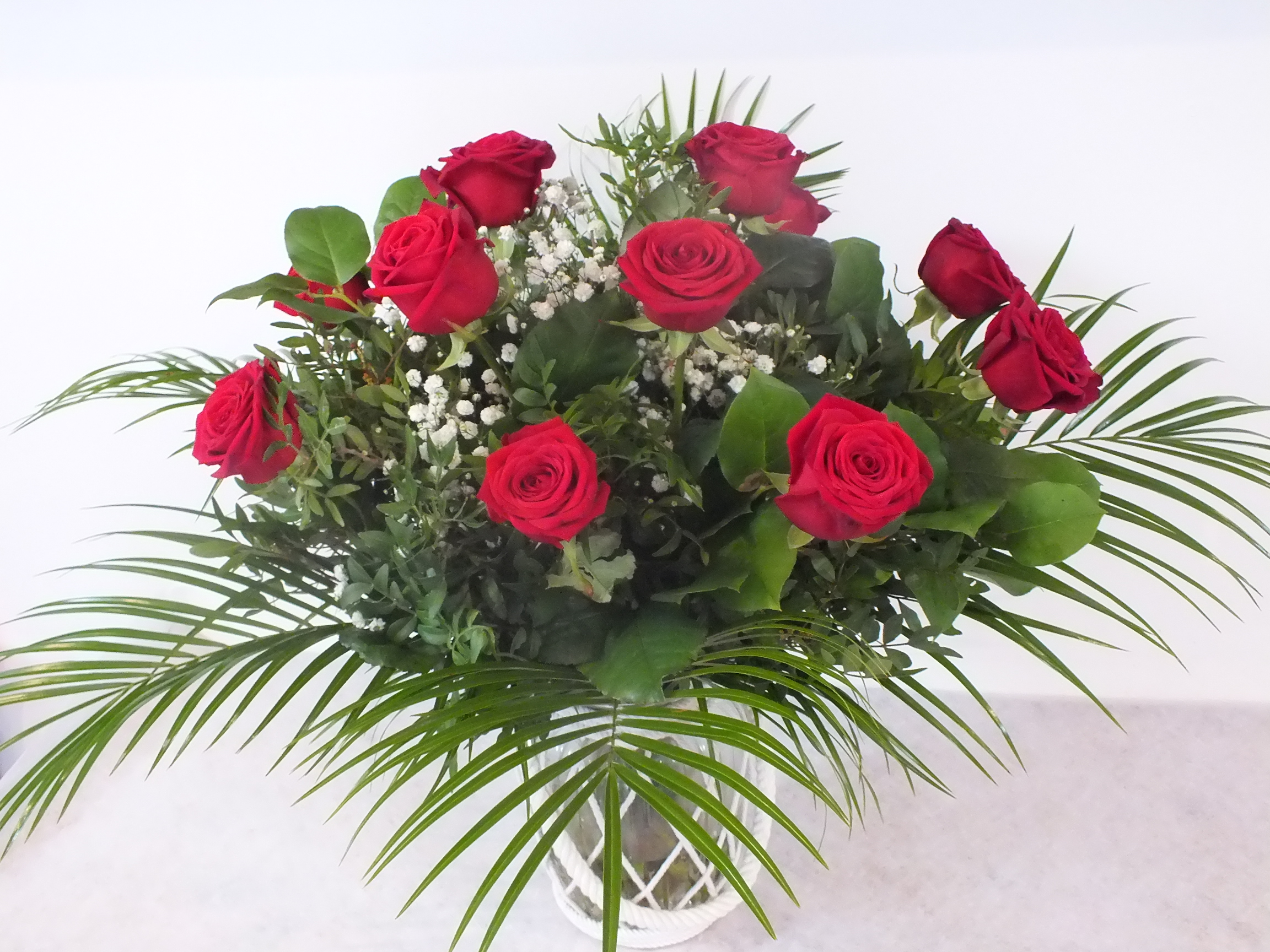 Red Hot Roses & Tulips Flower Arrangement in Blenheim, ON - LASTING  MEMORIES FLOWERS